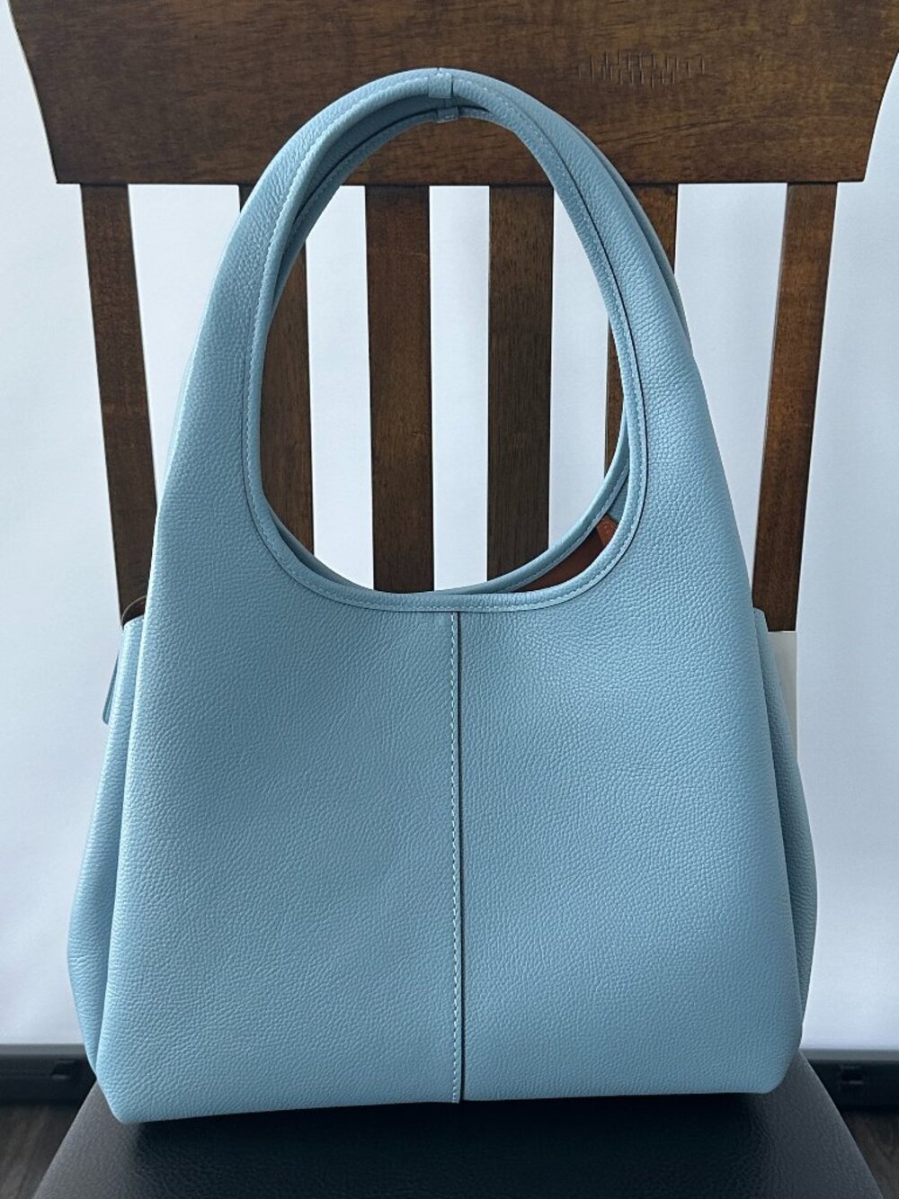 Coach 'Bluebell' Pebbled Leather Lana Shoulder Bag Style #M2479-CM544 *NWT* - Picture 2 of 13